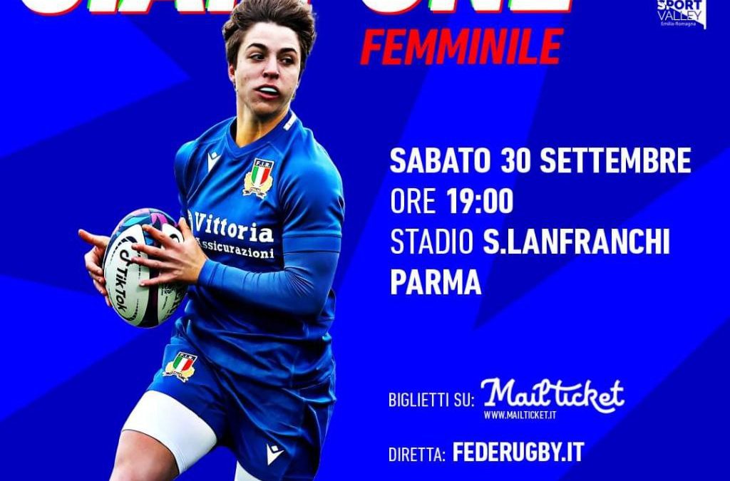 Sabato 30 settembre grande giornata per il Rugby Femminile a Parma