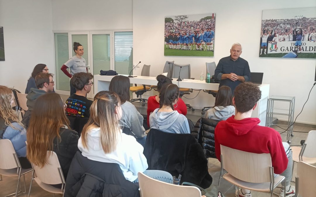Giornata di orientamento alla Cittadella del Rugby per gli studenti dell’Istituto San Tomaso di Correggio.